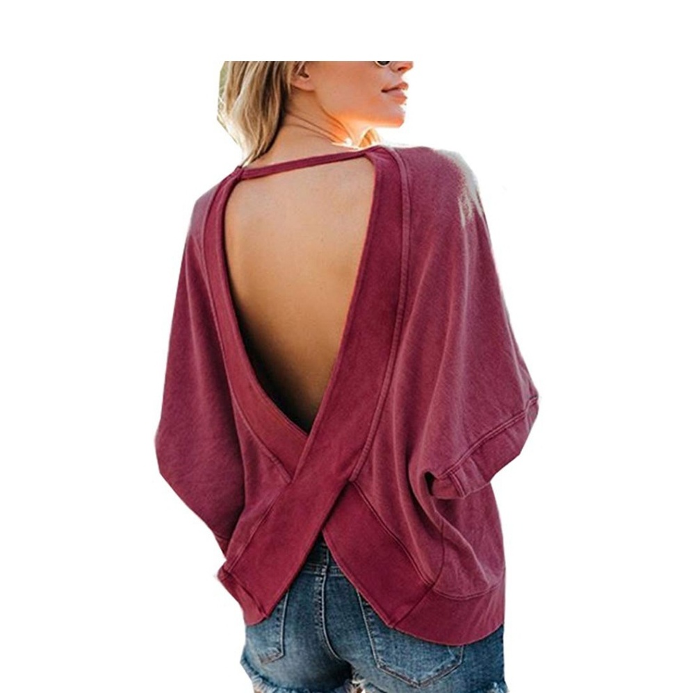 CORA Cross Back Knit Sweater - Picture 4 of 8